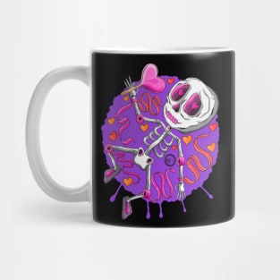 Cute Skeleton- I Got You - A Heart Lollipop - Día De Los Muertos Mug